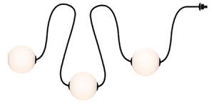 P 94912 Plug & Shine LED světelný řetěz Naima prodlužovací sada IP67 3000K 3x1W 1,71m černá - PAULMANN