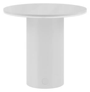 Bílá LED stmívatelná stolní lampa (výška 18 cm) Fungo – Remember
