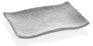 KULSAN TERRA MELAMÍNOVÝ TALÍŘ 27X19,2 CM ŠEDÝ