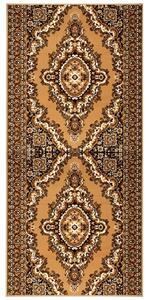 Alfa Carpets, AKCE: 250x120 cm Běhoun na míru TEHERAN T-102 beige, béžová, chodba / předsíň