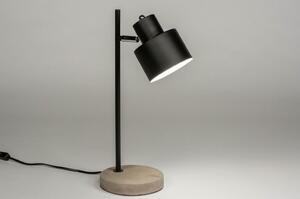 Stolní designová černá lampa Belava (Greyhound)