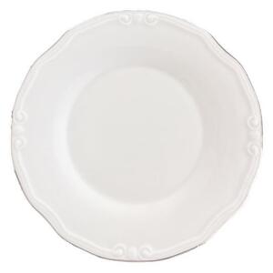 Jídelní sada 53 ks bílá/stříbrná/porcelán