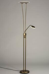 Stojací lampa se čtecí lampičkou Crayne Bronse Viante (LMD)