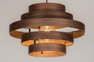 Závěsné designové svítidlo Wood Madeira (Kohlmann)