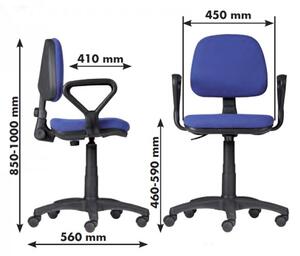 Pracovní židle Milano bez područek
