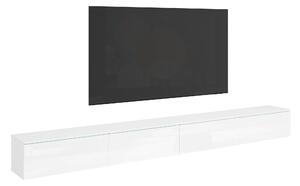 NÍZKÁ KOMODA, bílá, vysoce lesklá bílá, 300/32/33 cm P & B - Komody bílé, Online Only