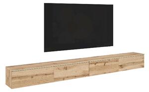 NÍZKÁ KOMODA, dub wotan, 300/32/33 cm P & B - TV stolky & komody pod TV, Online Only