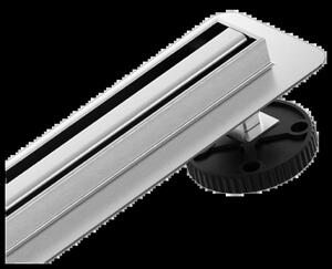 Sprchový odtokový žlab Slim, sifon otočný 360° - nerez - DN40 - 64 cm