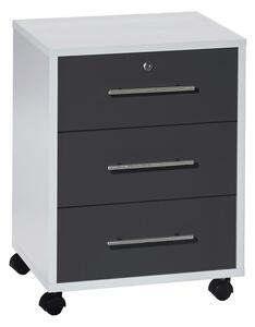 POJÍZDNÝ KONTEJNER, 44/58/40 cm MID.YOU - Online Only kancelářský nábytek, Online Only