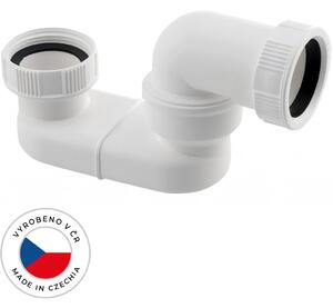 Sifon vanový otočný - plast - 6/4" - DN40 - bílá