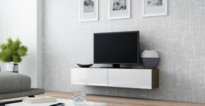 Cama Televizní stolek VIGO 140 Barva: černá/bílá