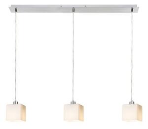 DADOS III 80 závěsná opálové sklo/chrom 230V E27 3x11W - RED - DESIGN RENDL