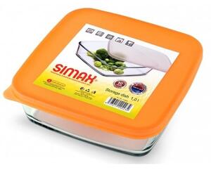 SIMAX NÁDOBA S ORANŽOVÝM VÍKEM 18 CM
