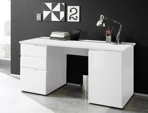 PSACÍ STŮL, bílá, 158/76/67 cm Xora - Kancelářské stoly
