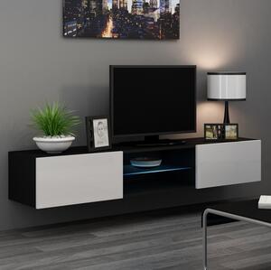 Nástěnný TV stolek CAMA VIGO 180 GLASS Provedení: Bílá/bílý lesk