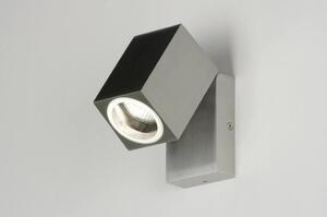 Nástěnné bodové venkovní LED svítidlo Casolle Plus (Venkovní nastavitelné svítidlo, GU10, IP44, nerezové)