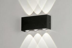 Nástěnné designové venkovní LED svítidlo James Black (Nordtech)