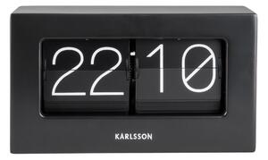 NÁSTĚNNÉ HODINY černá 20,5/11,5/7 cm Karlsson - Nástěnné hodiny, Online Only