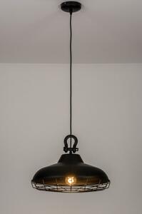 Závěsné industriální svítidlo Vintage Industry Robusto Nero (LMD)