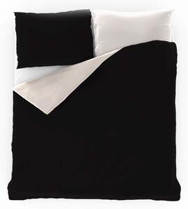 Kvalitex satén povlečení Luxury Collection černé bílé 200x200 2x70x90