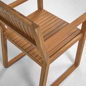 Zahradní židle z akáciového dřeva Kave Home Emili