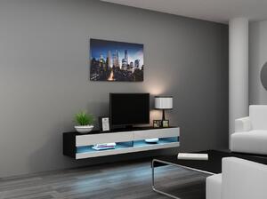 Cama Televizní stolek VIGO NEW 180 Barva: bílá/černá