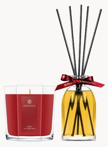 Sada vonné tyčinky a vonné svíčky Spirit of Christmas, 2 díly (cassis, borůvka, mandarinka)