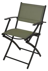 PROGARDEN Zahradní židle skládací zelená KO-X60000170