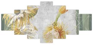 Obraz - Rozkvetlé kaktusy (210x100 cm)