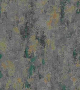 RASCH | Vliesová tapeta na zeď Timeless Selection 418255 | 0,53 x 10,05 m | tyrkysová, bronzová