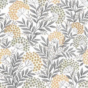 RASCH | Vliesová tapeta na zeď Timeless Selection 582505 | 0,53 x 10,05 m | bílá, šedá