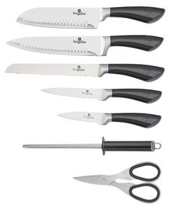 BERLINGERHAUS Sada nožů ve stojanu nerez 8 ks Carbon PRO Line BH-2476