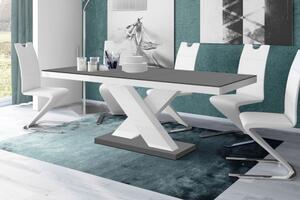 Hubertus Rozkládací jídelní stůl XENON MAT Barva nábytku: Černo/bílá