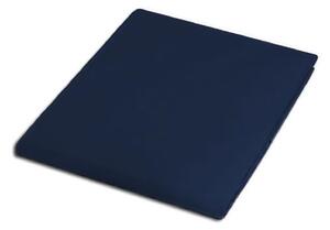 SATÉNOVÉ PROSTĚRADLO 026 160X220 CM TMAVĚMODRÁ