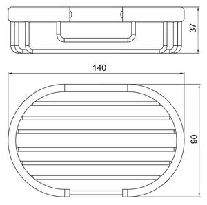 Novaservis Metalia Mýdlenka, chrom 6048,0