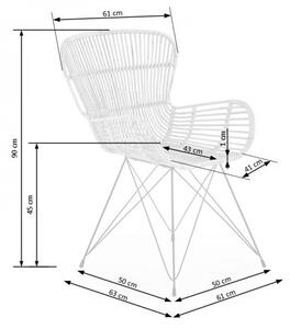 Jídelní židle Manfred / ratan
