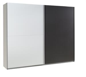 Šatní skříň Lux 20 Barva korpusu: Bílá, Rozměry: 244 cm