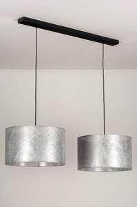 Závěsné designové svítidlo Duo Silver and Black Unima (Kohlmann)
