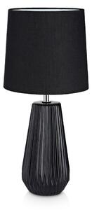 Černá stolní lampa Markslöjd Nicci, ø 19 cm
