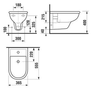 Jika Festa Bidet závěsný 3072.1
