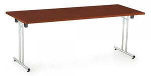 Skládací stůl Impress 180 x 80 cm tmavý ořech