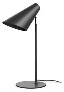 Kovová stolní lampa Cale, černá