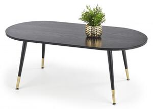 Konferenční stolek- EMBOSA- Černá / Zlatá