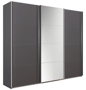 SKŘÍŇ S POS. DVEŘMI.(HOR.VED.), tmavě šedá, 270/230/62 cm Xora - Skříně s posuvnými dveřmi