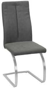 HOUPACÍ ŽIDLE, šedá, barvy nerez oceli Novel - Houpací židle