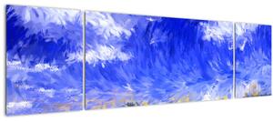 Obraz - Olejomalba, Zlaté pole (170x50 cm)