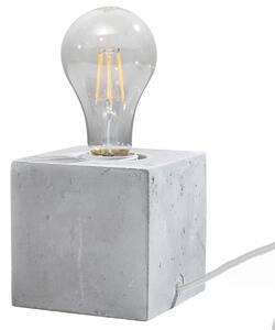 Stolní lampa Ariz, betonové tělo svítidla