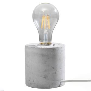 Stolní lampa Salgado, betonové tělo svítidla