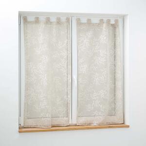 Světle hnědé voálové záclony v sadě 2 ks 60x120 cm Karla – douceur d'intérieur