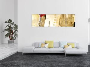 Obraz - Vzpomínky na Paříž (170x50 cm)